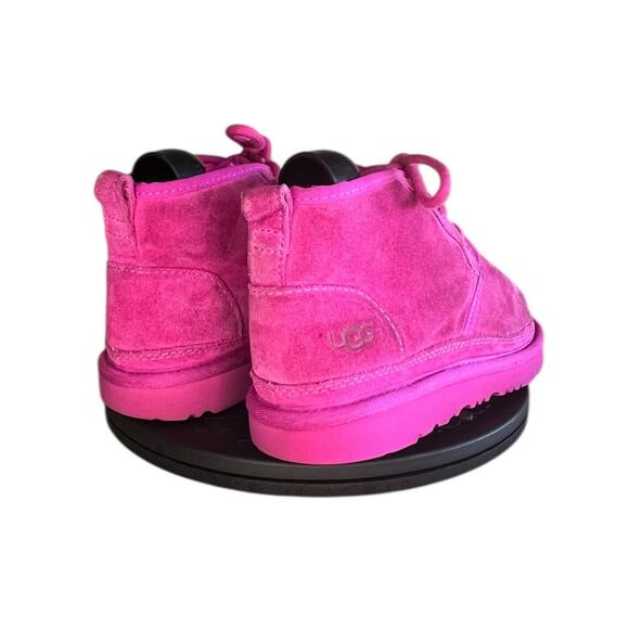 Girls UGG Australia Classic Neumel Chukka Lace Up Boots Size 3 Pink - Picture 4 of 5